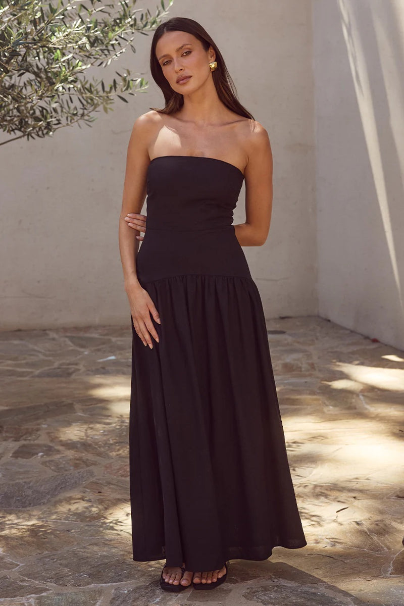 Danica Midi Dress | Black