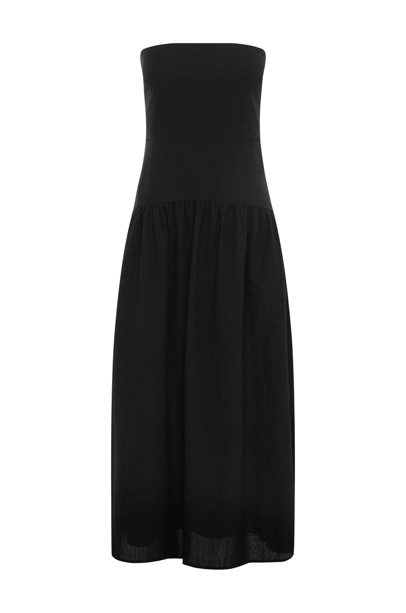 Danica Midi Dress | Black