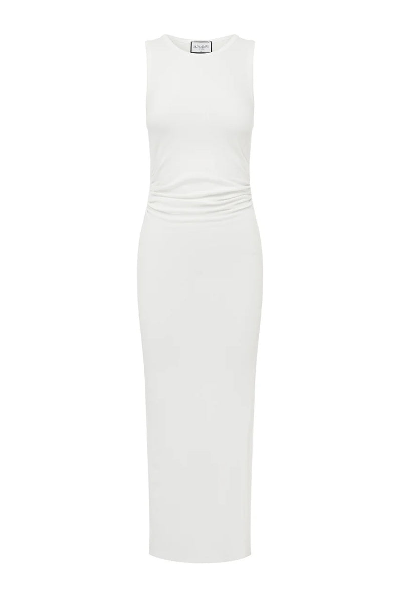 Diya Midi Dress | White