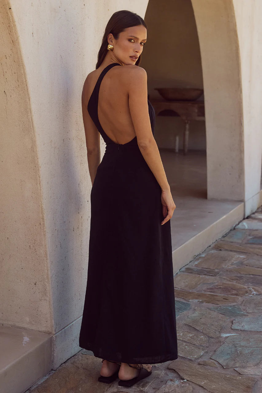 Harri Midi Dress | Black