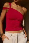 Marison Top | Cherry Red