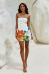 *Primrose Mini Dress | White Flower