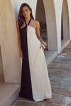 Riviera Maxi Dress | Black Sand