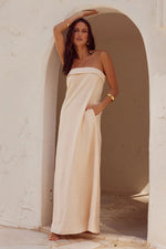 Saphira Maxi Dress | Stone