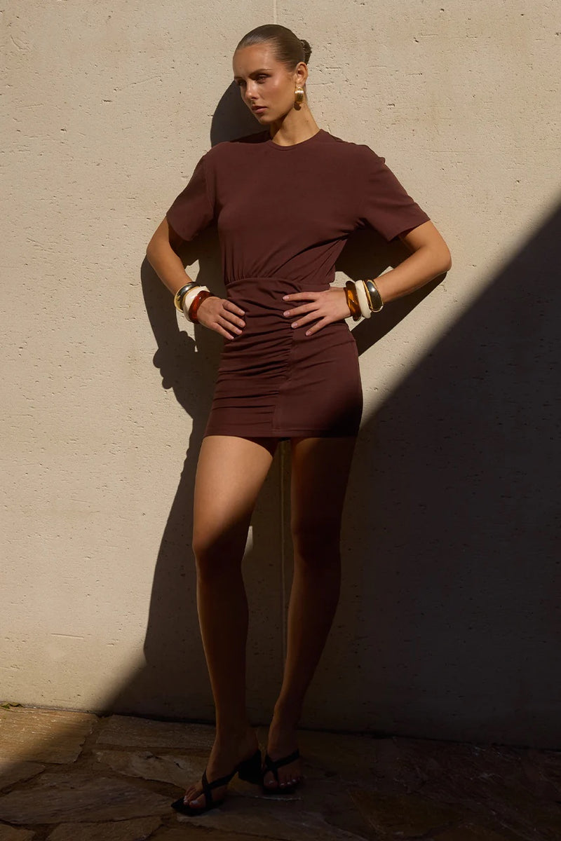 Taylor Mini Dress | Chocolate