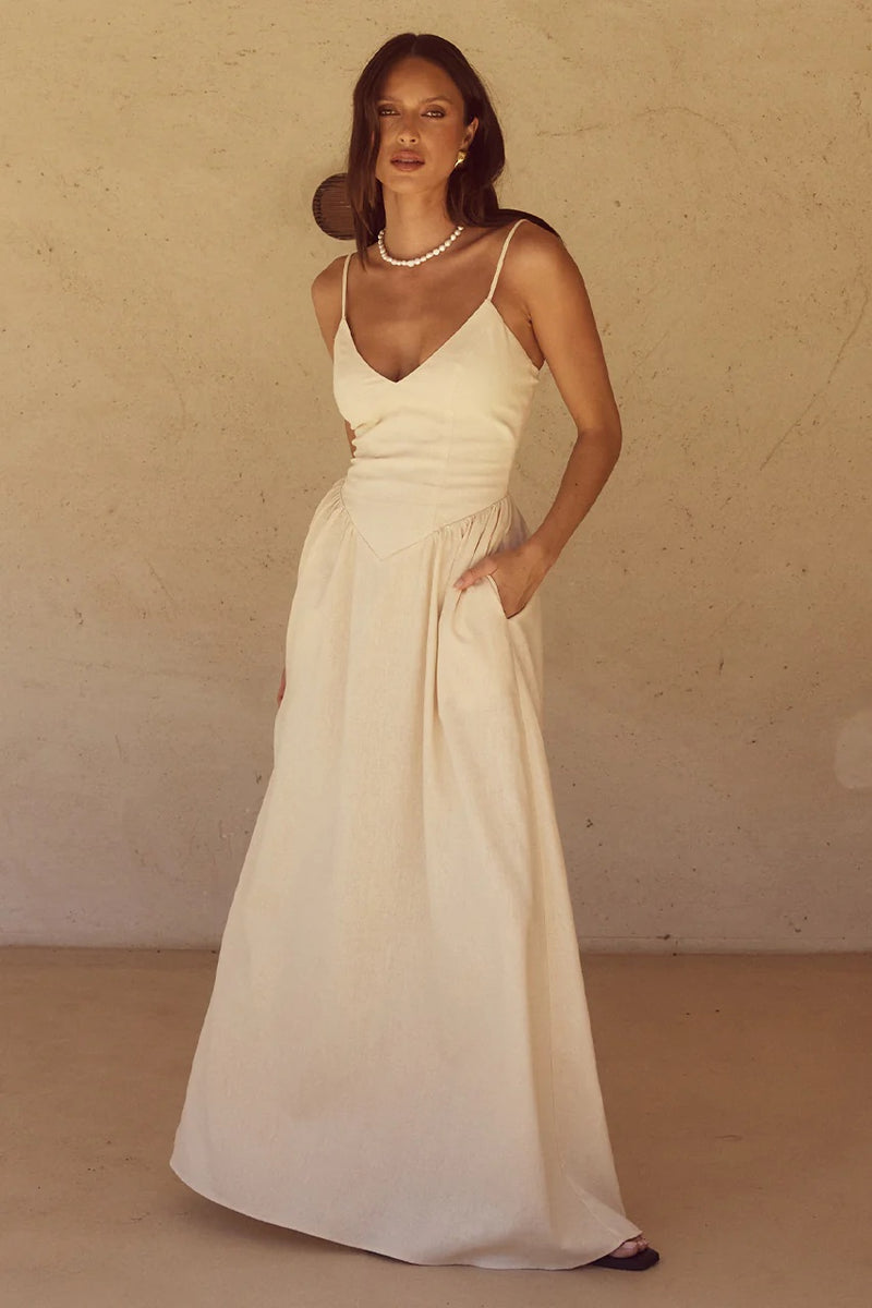 Zephy Maxi Dress | Sand